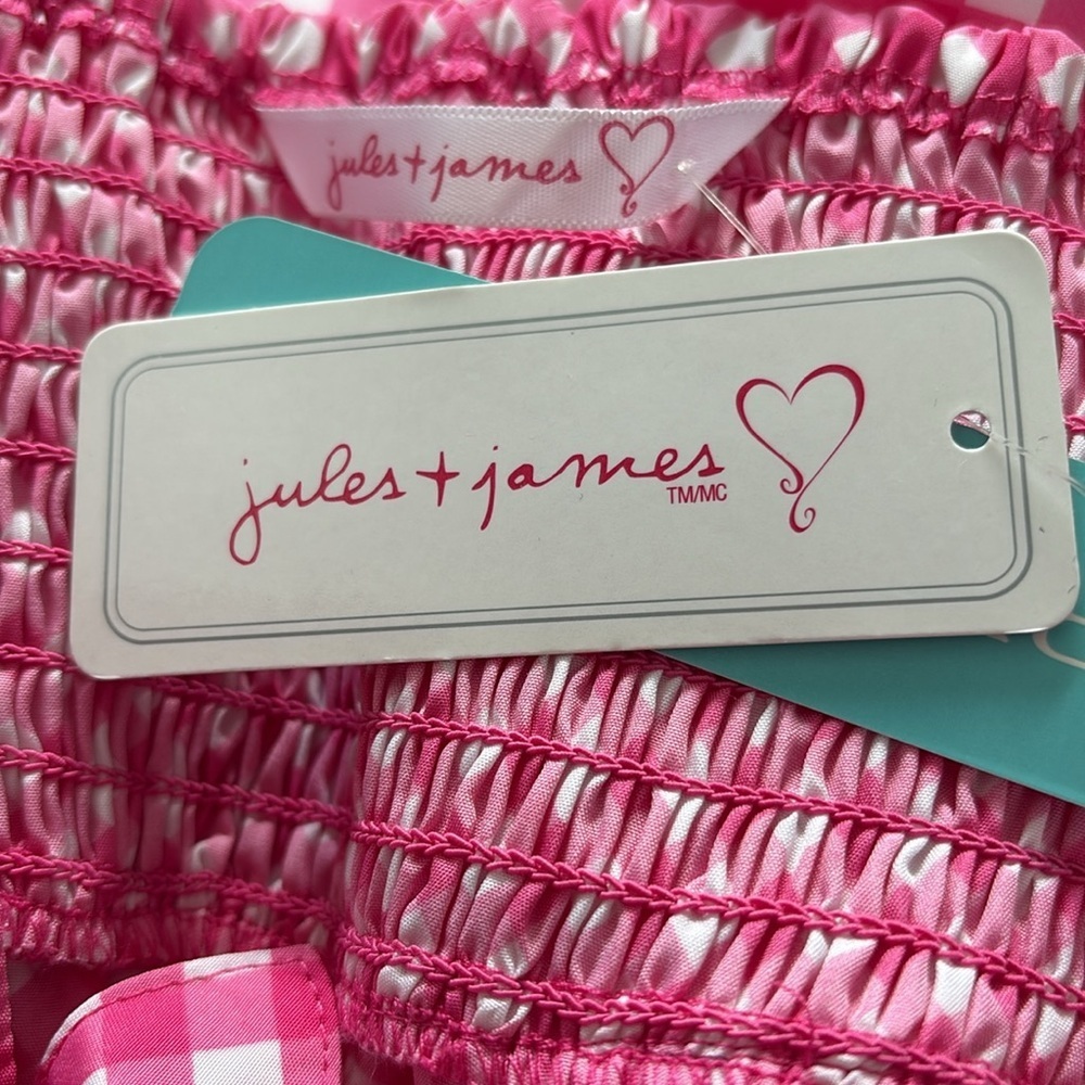 Jules + James NWT Pink Mini Dress size M. - Picture 3 of 9